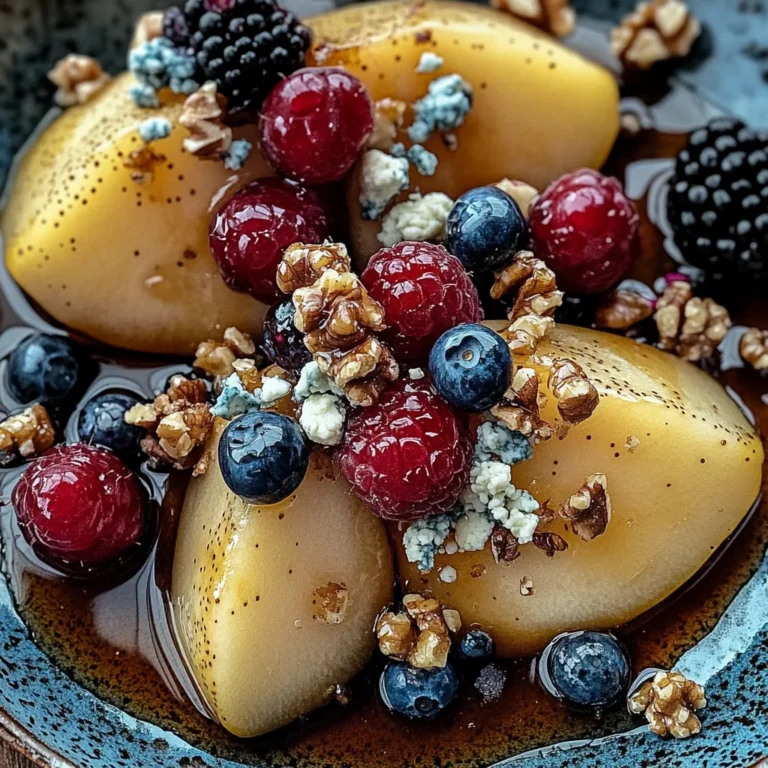 Baked Pears with Honey & Walnuts