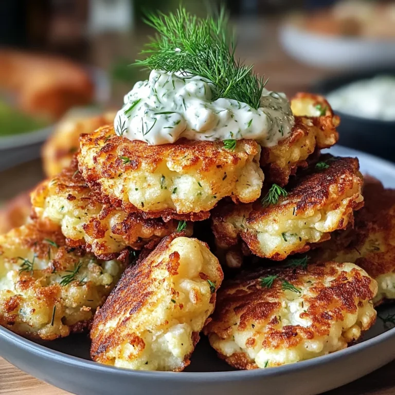 Cauliflower Fritters