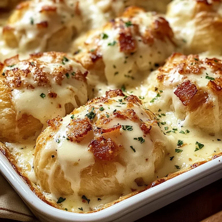 Chicken Alfredo Crazy Puffs
