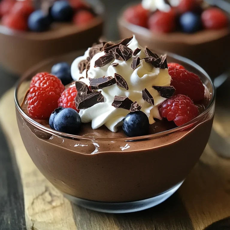 Chocolate Protein Pudding Treat