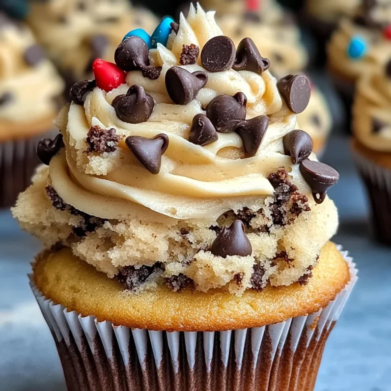 Cookie Dough Cupcakes