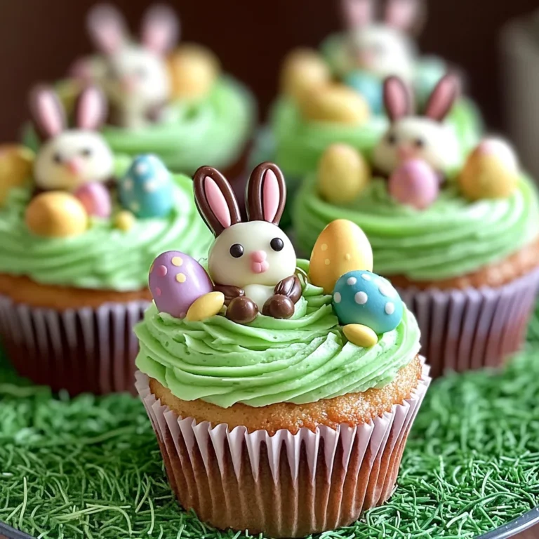 Easter Bunny Cupcakes