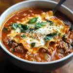 Easy Lasagna Soup