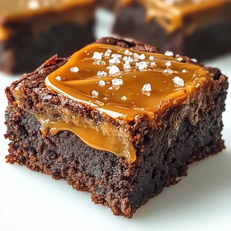 Fudgy Chocolate Caramel Brownies