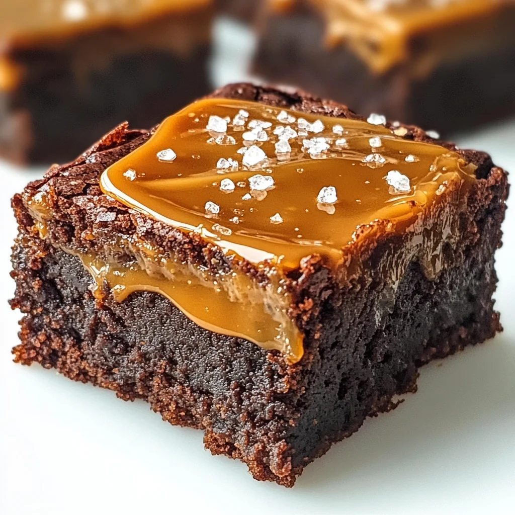 Fudgy Chocolate Caramel Brownies