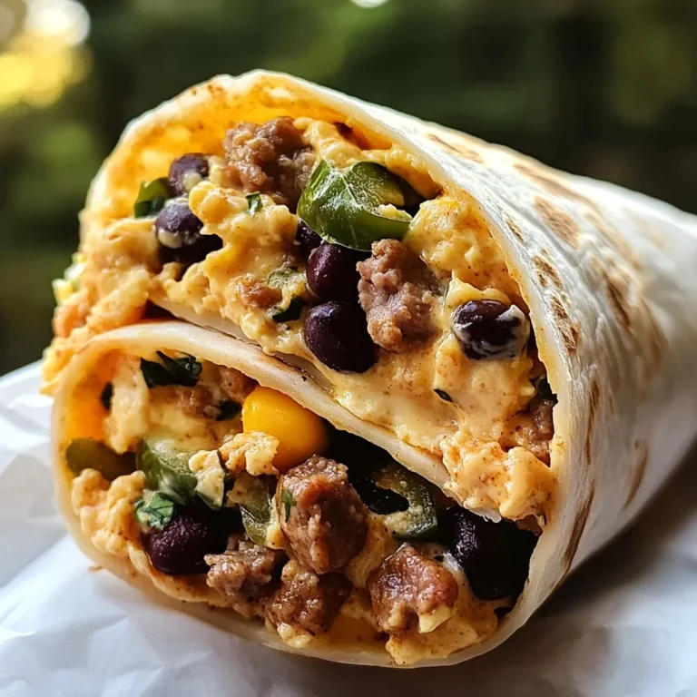 High Protein Breakfast Burritos