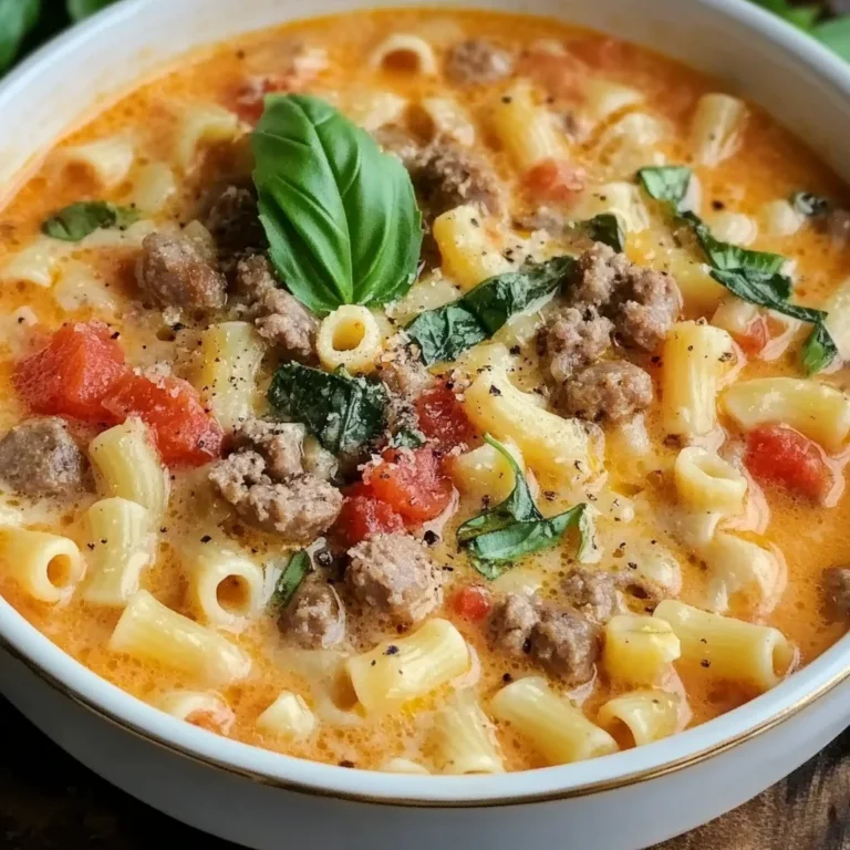 Italian Creamy Sausage Soup