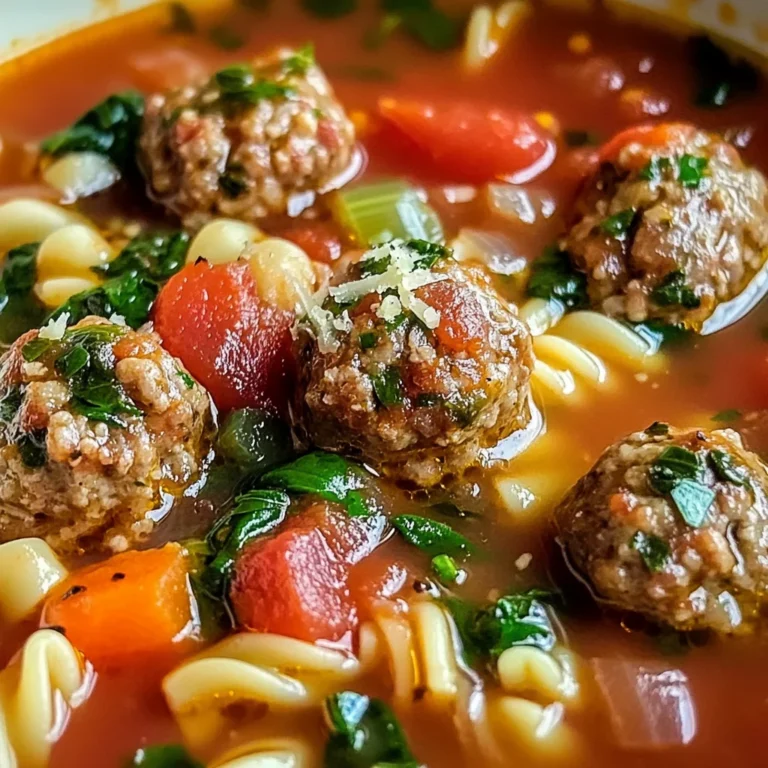 Italian Meatball Soup