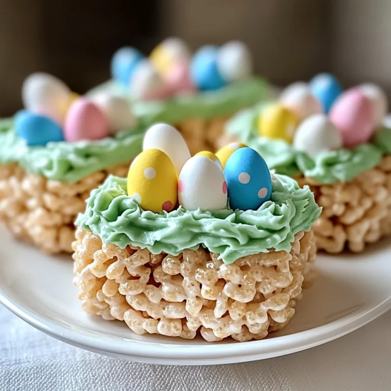 Krispies Easter Egg Nests
