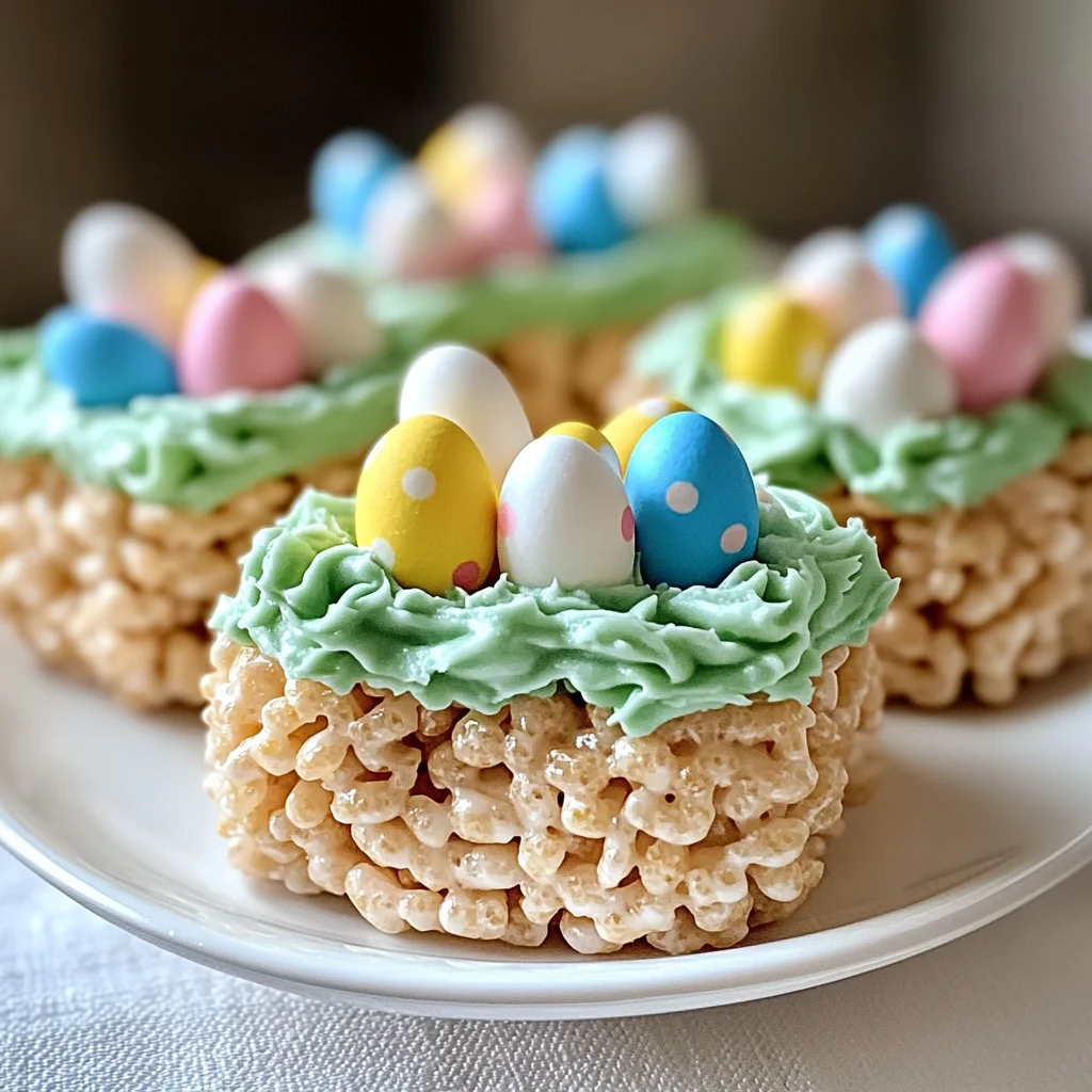 Krispies Easter Egg Nests