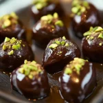 Pistachio Dates in Chocolate
