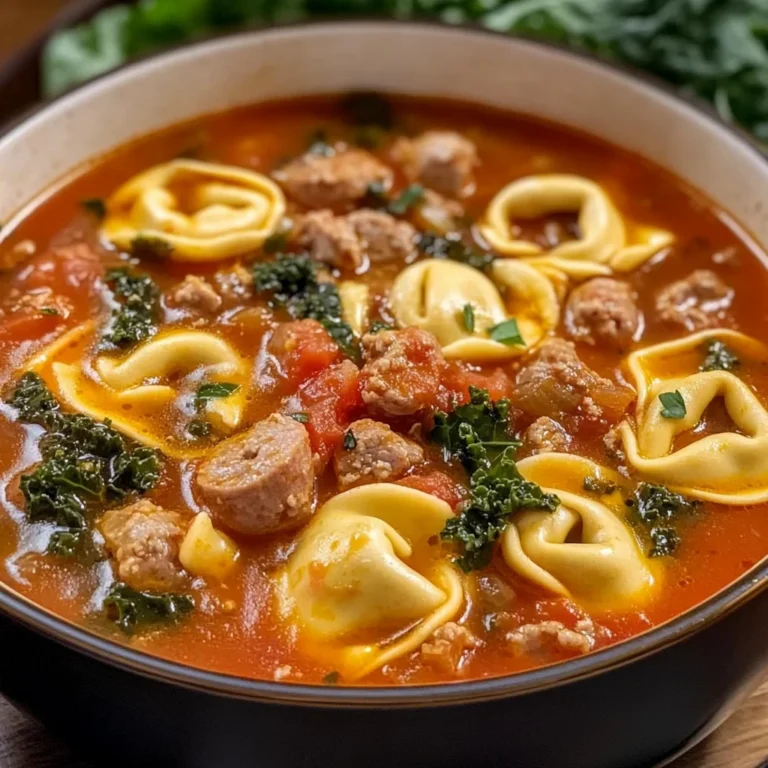 Sausage Tortellini Soup