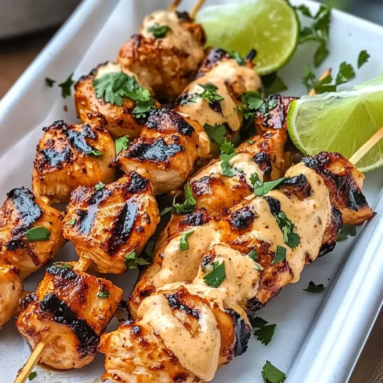 Sweet and Spicy Chicken Skewers