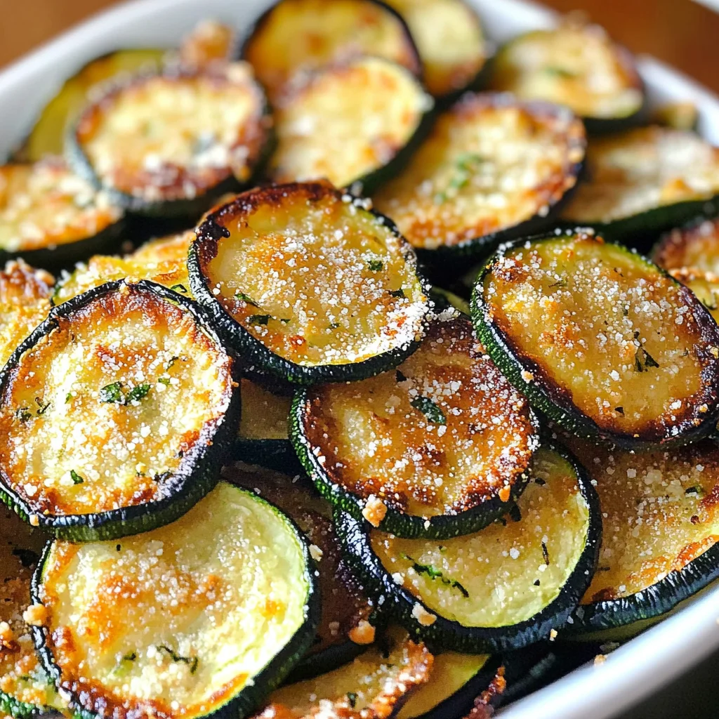 crispy baked zucchini chips