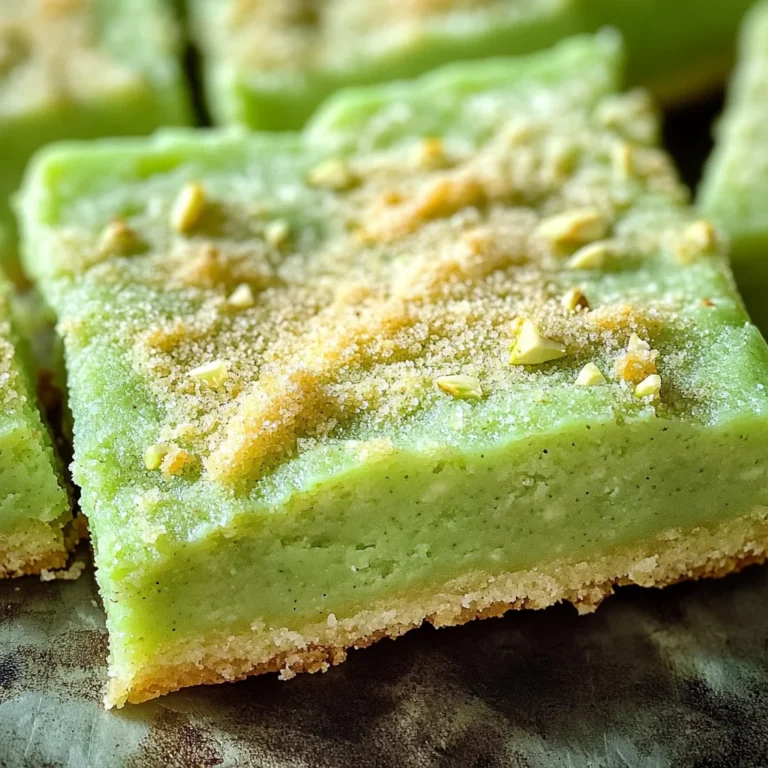 easy pistachio cookie bars