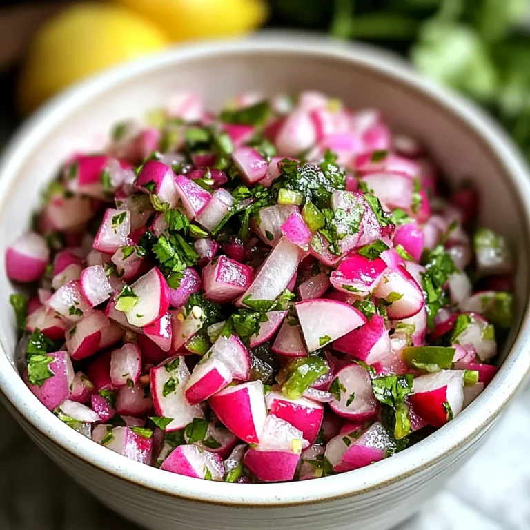 fresh radish salsa recipe
