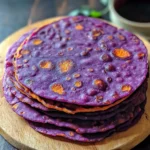 purple sweet potato roti