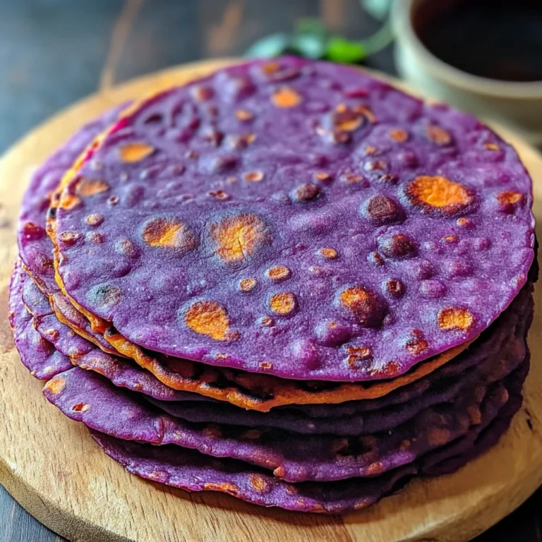 purple sweet potato roti