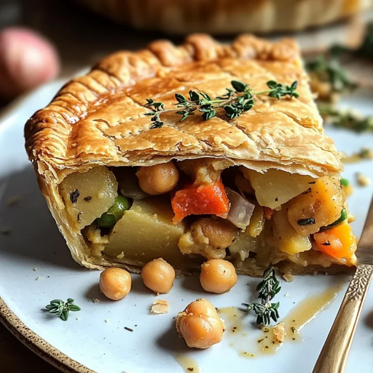 vegan pot pie chickpeas