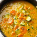 CARROT GINGER ZUCCHINI SOUP