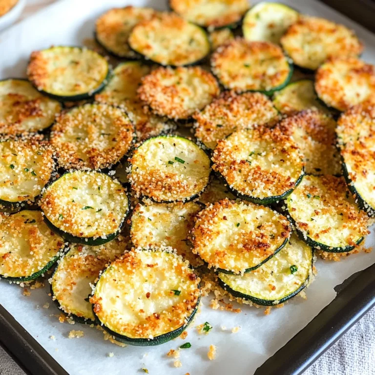 Crispy Baked Zucchini Chips
