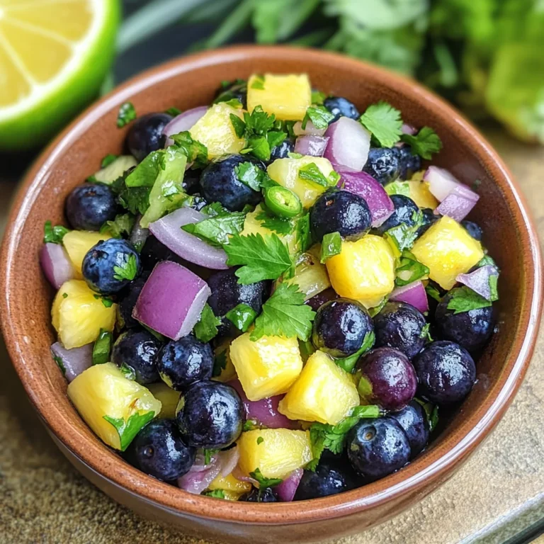 Easy Blueberry Salsa Recipe