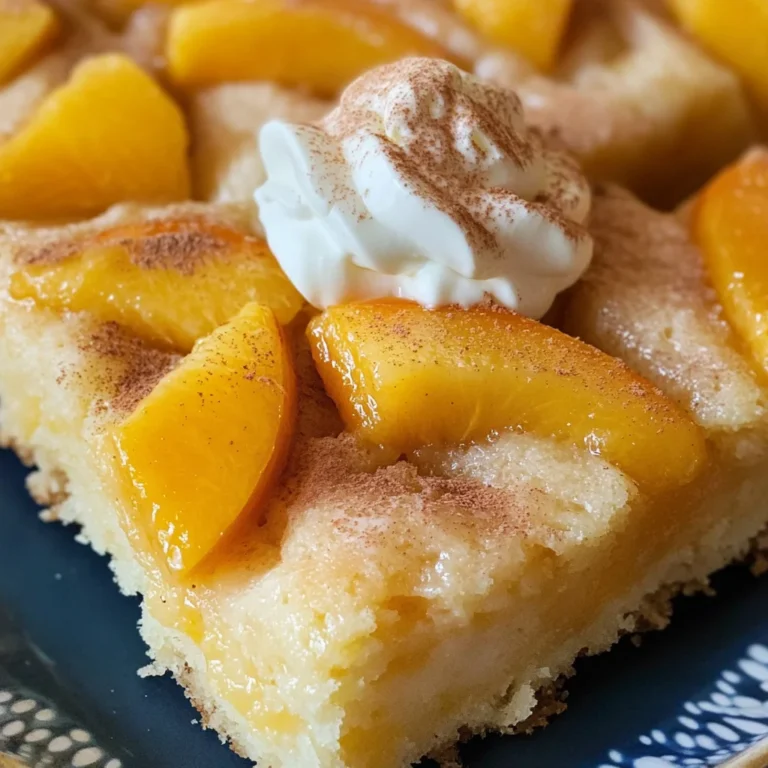 Easy Peach Kuchen Recipe