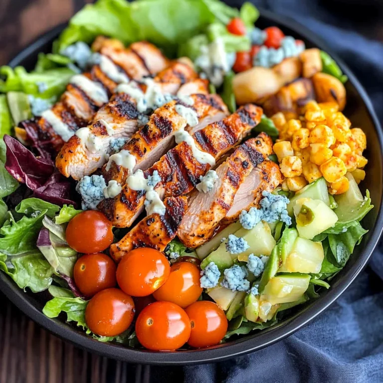 Grilled Buffalo Chicken Salad