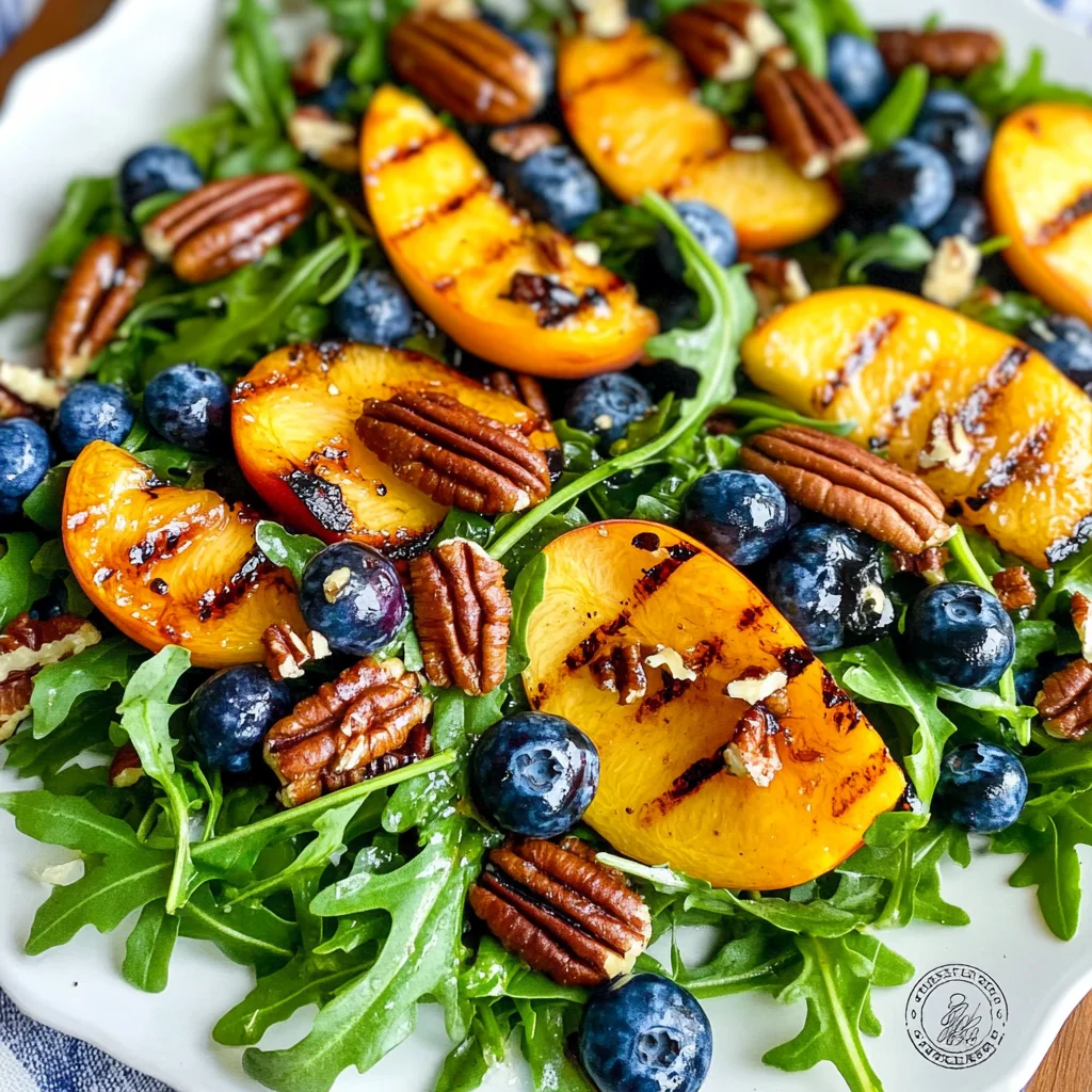 Grilled Peach Salad