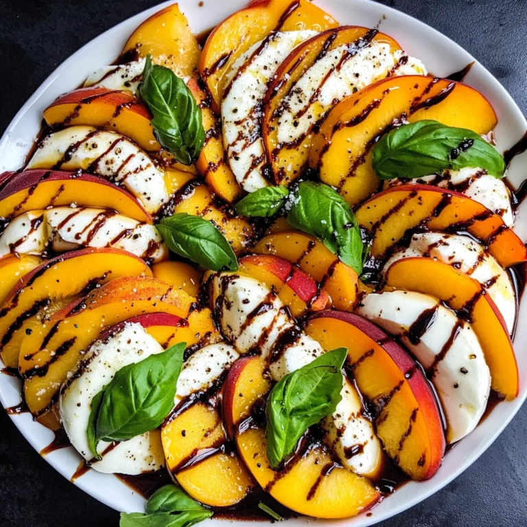 Peach Caprese Salad