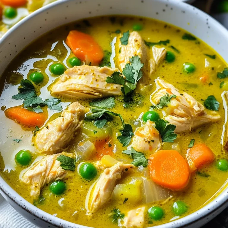 Anti Inflammatory Turmeric Chicken Soup