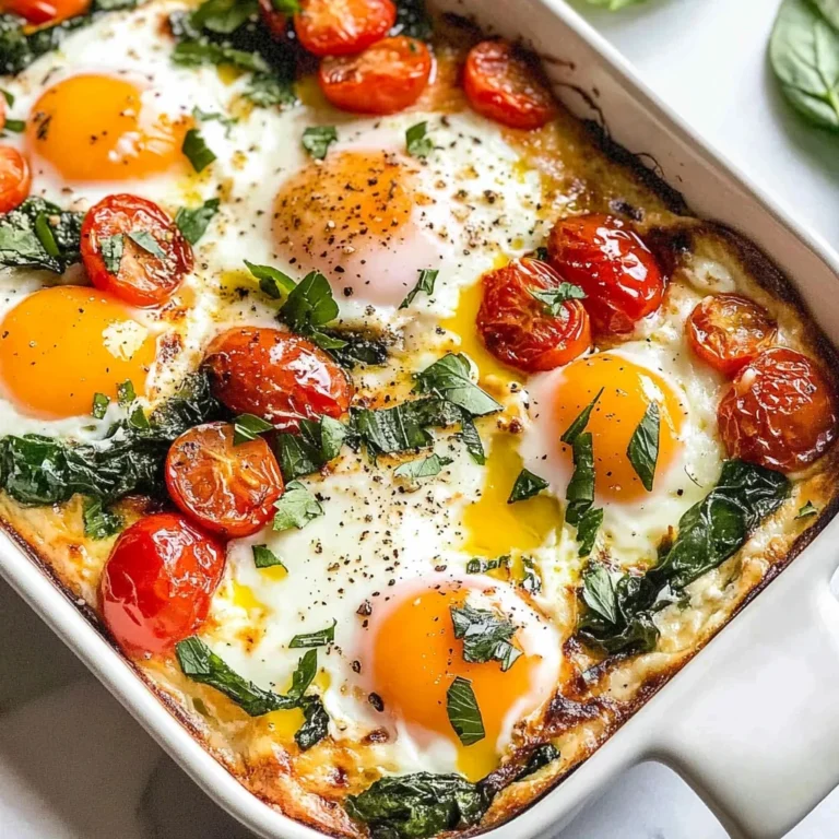Baked Feta Eggs
