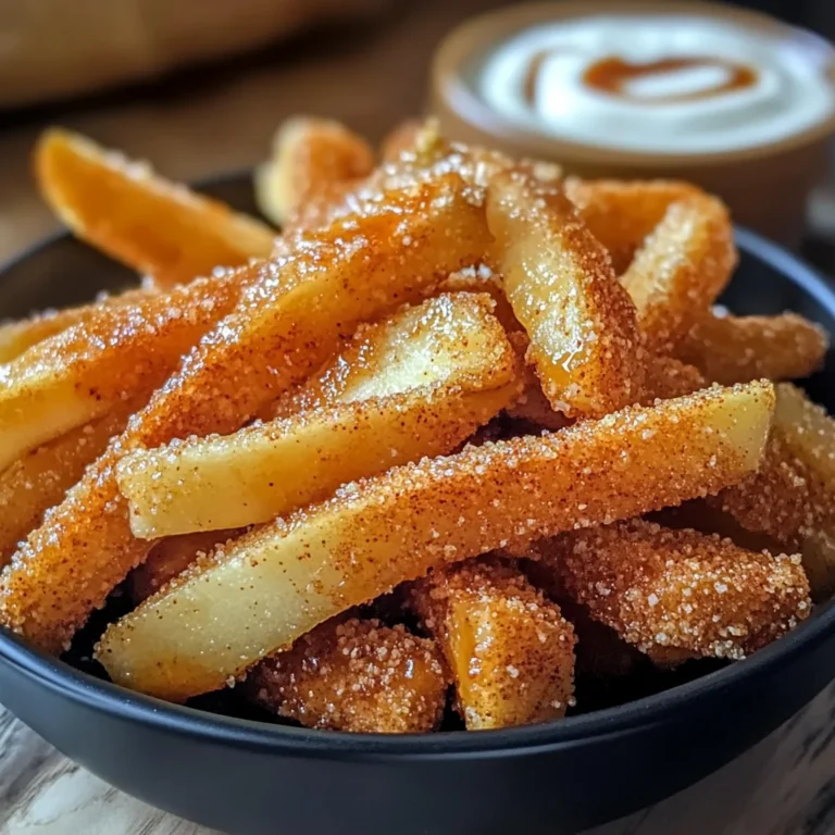 Crispy Air Fryer Apple Fries