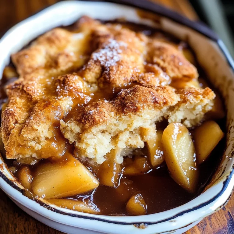 Easy Recipe for Apple Cobbler