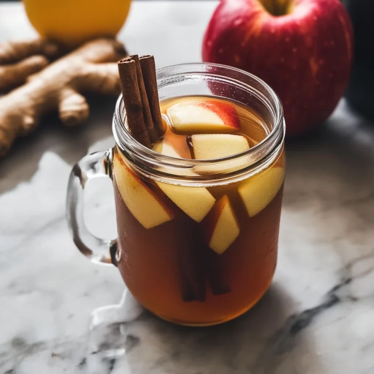 Korean Apple Tea with Ginger and Cinnamon (Saegwa Cha)