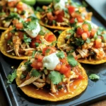 Mexican Rotisserie Chicken Tostadas