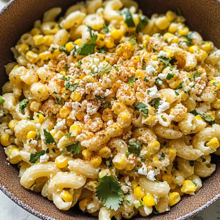 Mexican Street Corn Pasta Salad