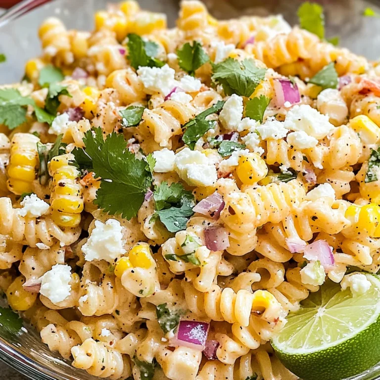 Mexican Street Corn Pasta Salad
