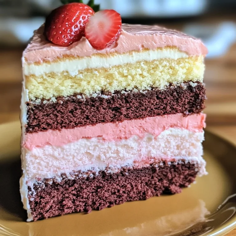 Neapolitan Cake