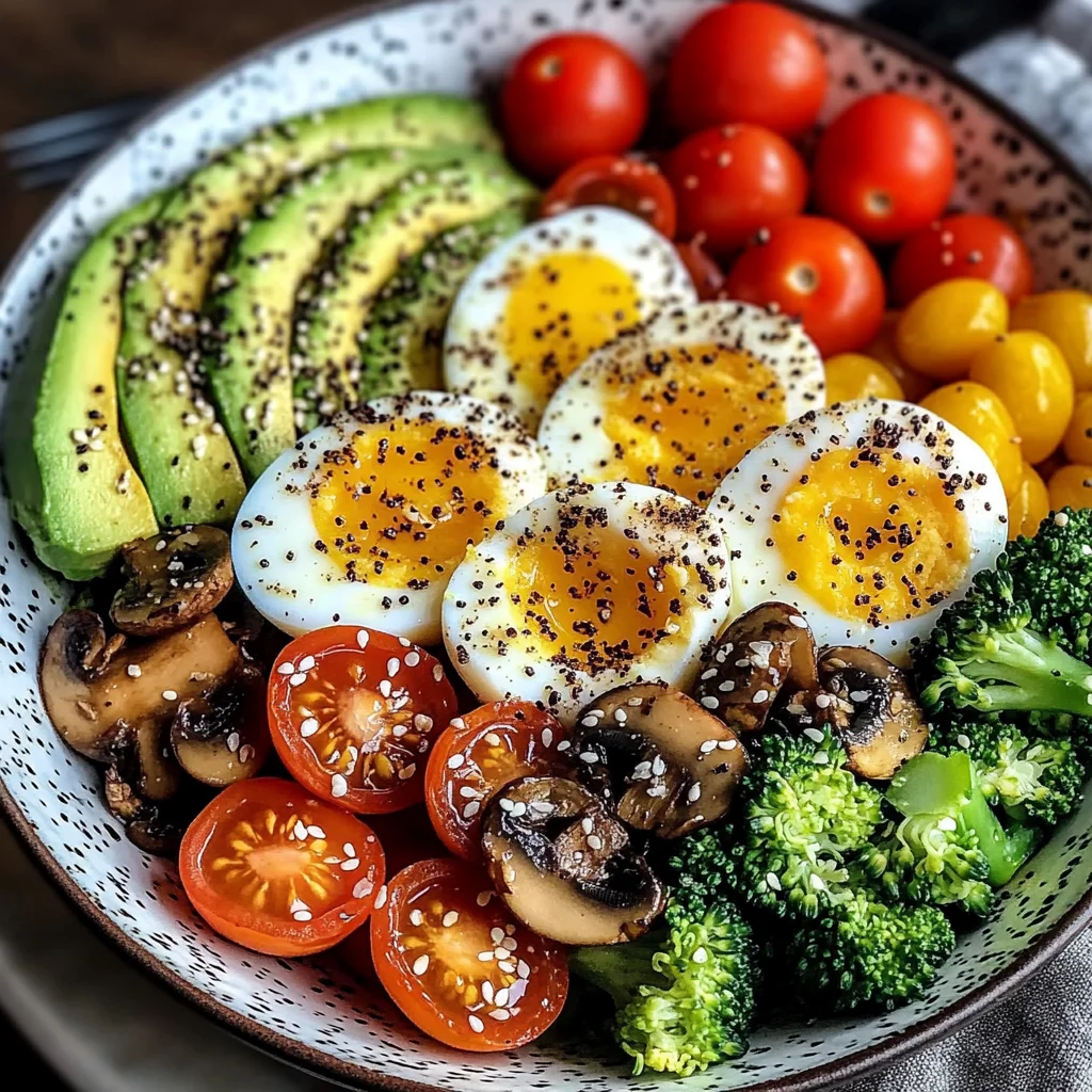 Avocado and Egg Breakfast Bowl