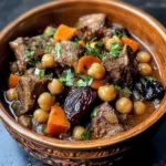 Moroccan Lamb Tagine with Prunes, Chickpeas & Warm Spices