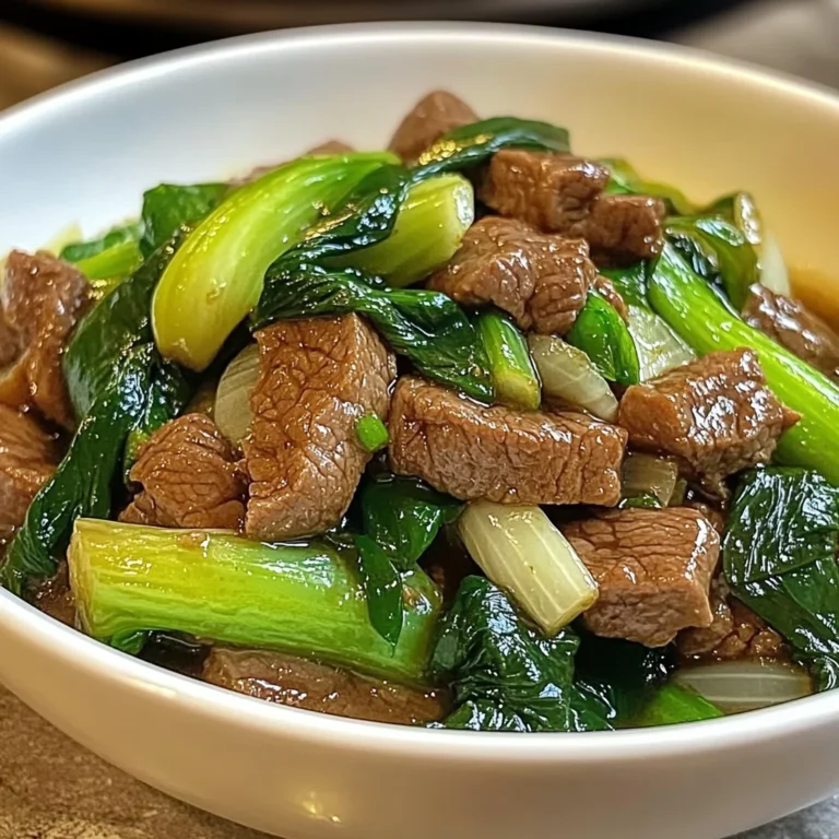 Beef and Bok Choy Stir Fry