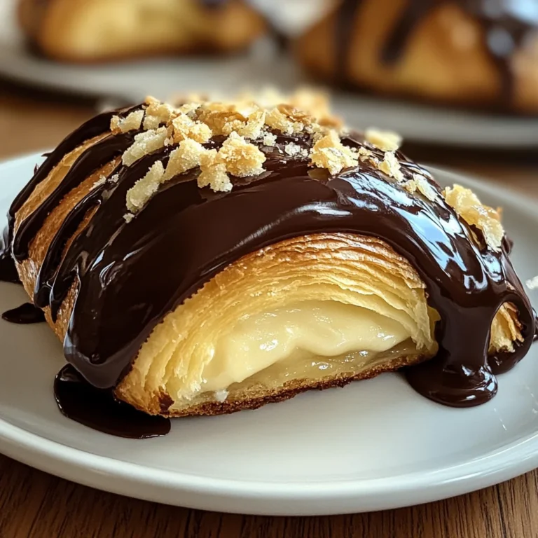 Boston Cream Pie Croissants