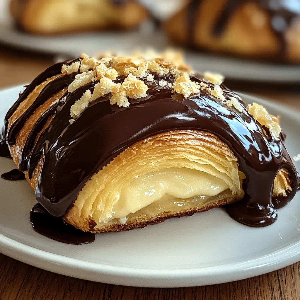 Boston Cream Pie Croissants
