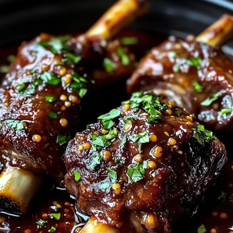 Braised Lamb Shanks Recipe
