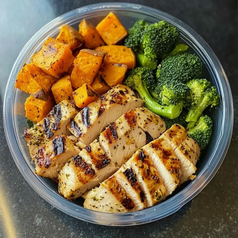 Chicken, Sweet Potato & Broccoli Meal Prep Bowls