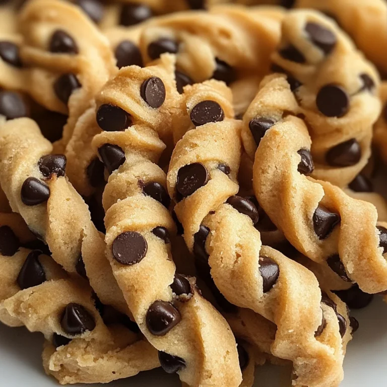 Chocolate Chip Cookie Dough Twists