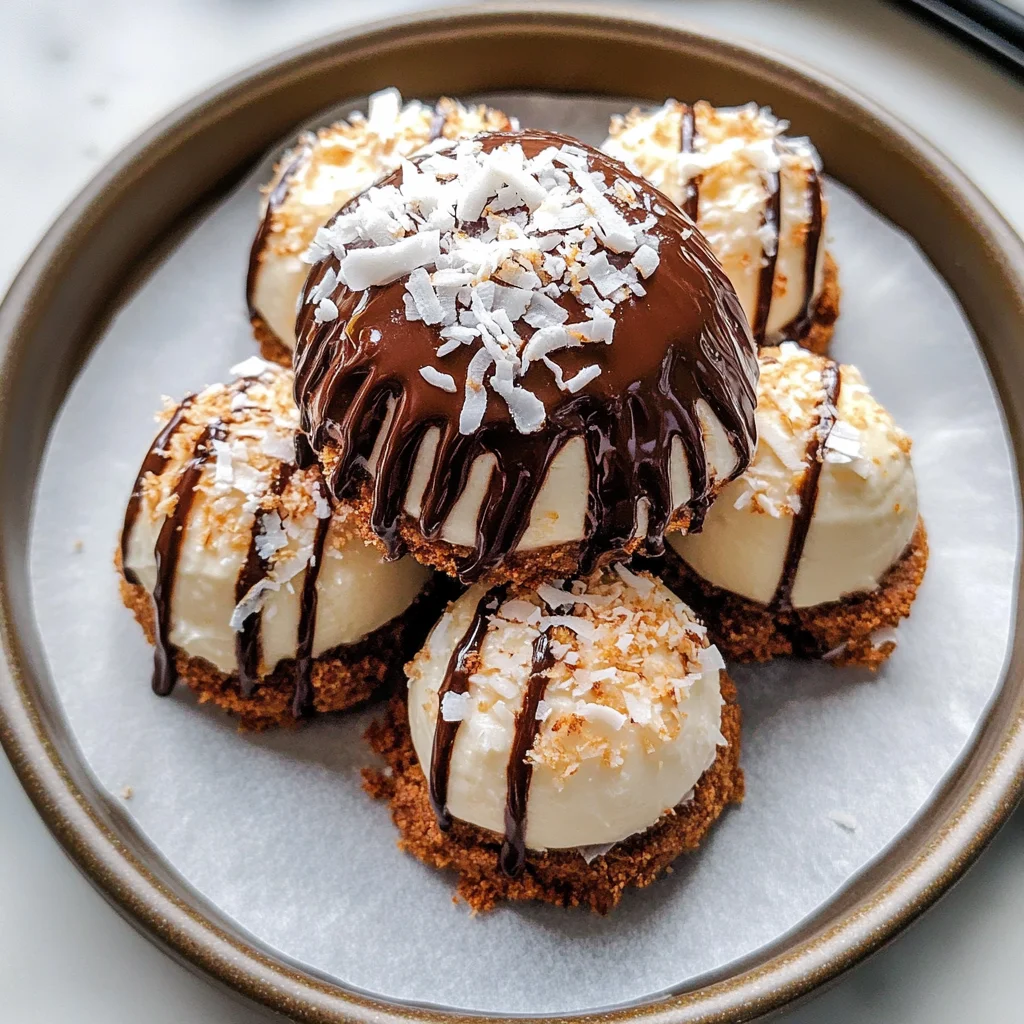 Coconut Dome with Chocolate Spread