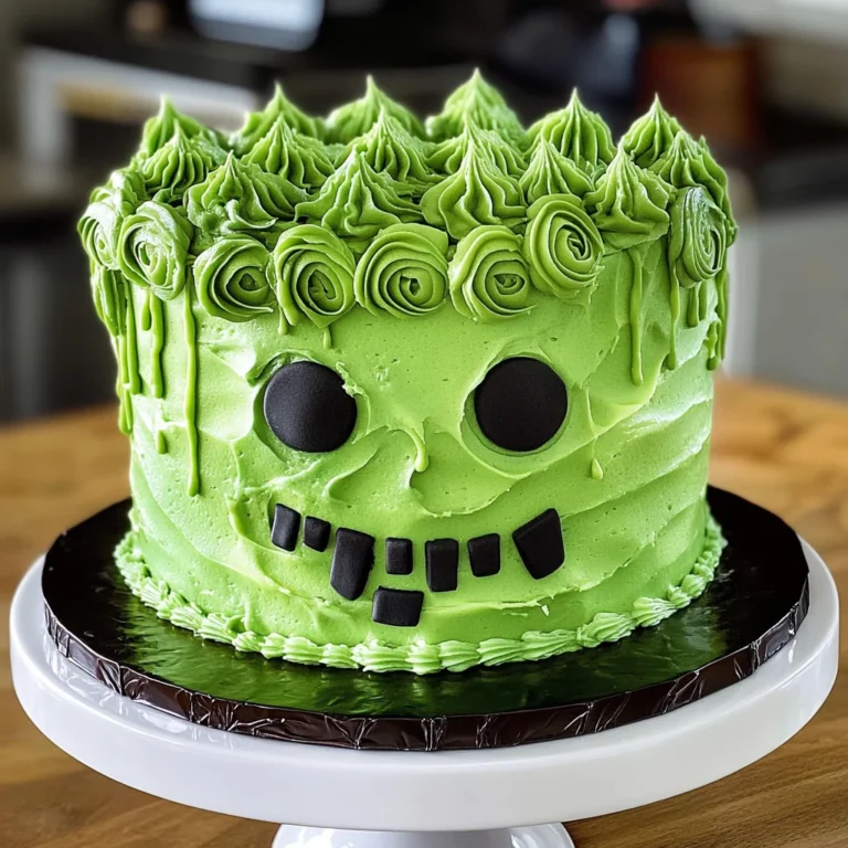 Frankenstein Cake