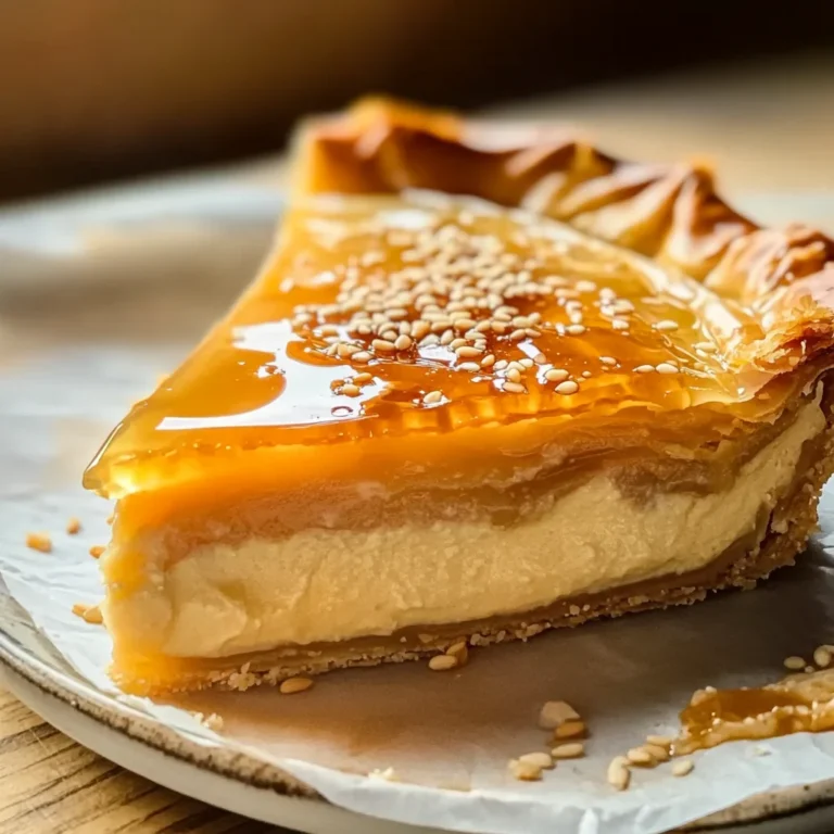 Golden Greek Honey Pie (Melopita)